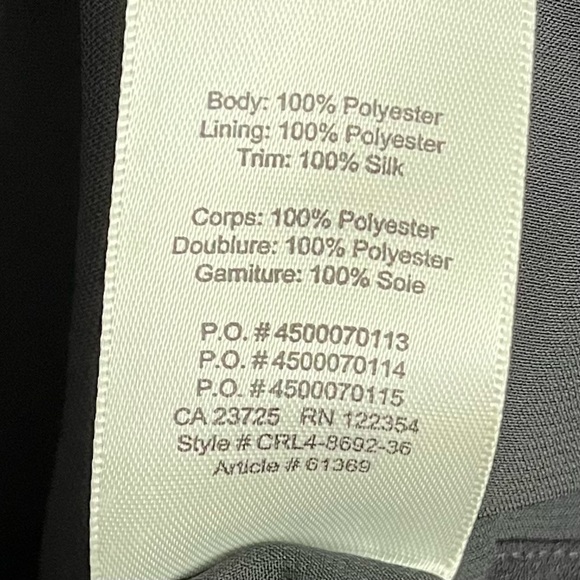 Aritzia Wilfred  | Astere Black Wrap Midi Dress Size XXS - Picture 10 of 10